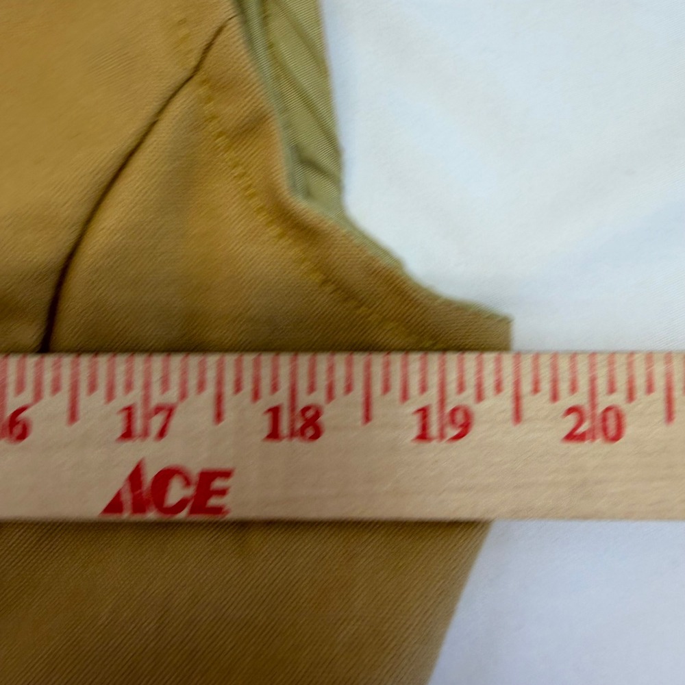 Vintage Schaefer Outfitter Vest Medium Canvas Western Workwear Tan Made In USA - Picture 5 of 7